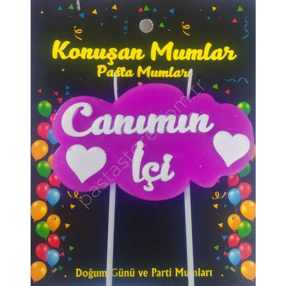 Canımın İçi Yazılı Pasta Mumu Fiyatı Taksit Seçenekleri