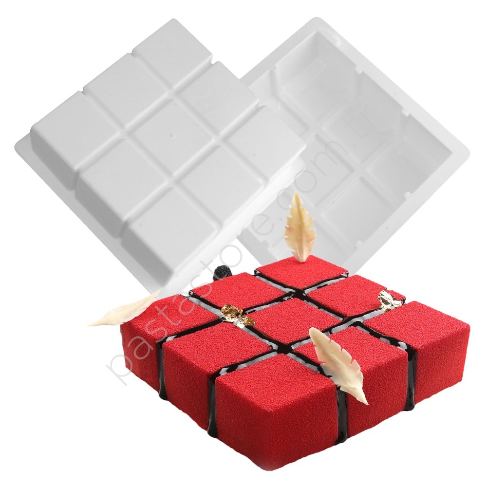 Cube Profesyonel Silikon Kek Pasta Kalıbı Fiyatı Taksit Seçenekleri