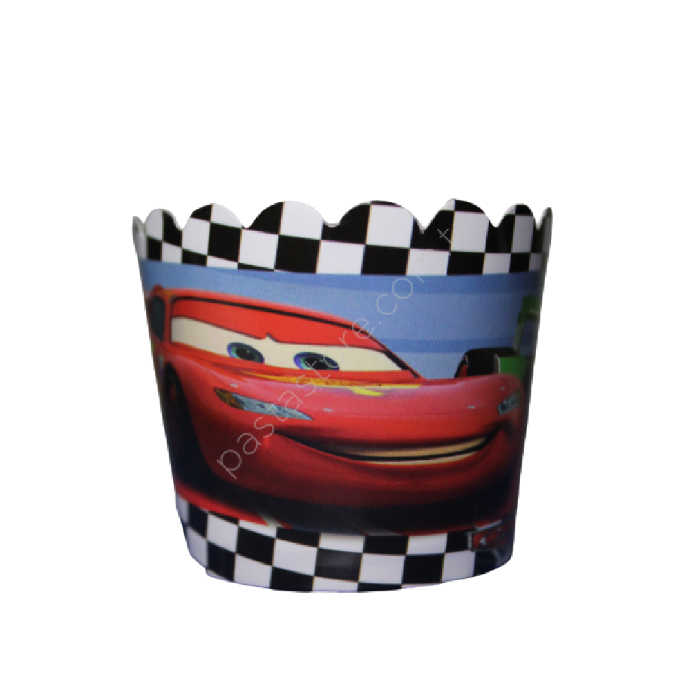 Şimşek McQueen Cupcake Kabı 25�li Fiyatı Taksit Seçenekleri